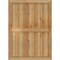 Ekena Millwork Framed Board-n-Batten Shutters, Rough Sawn Western Red Cedar, 26 7/8W x 37H, PR RBF06S26X037RWR - alternate 3